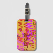 Super mama bagagelabel (Voorkant (verticaal))