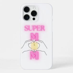 Super mama beste cadeau voor mama iPhone 16 pro max hoesje