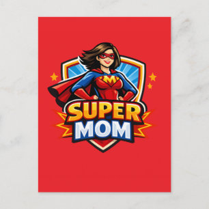 Super Mama Briefkaart