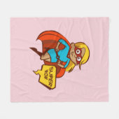 Super-mama Fleece Deken (Voorkant (Horizontaal))
