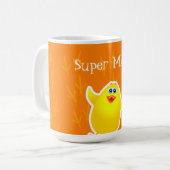 Super mama. Funny mug Koffiemok (Voorkant links)