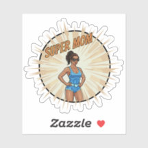 Super Mama Heldin Stripboek Stijl Moederdag Cadeau