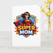 Super Mama Kaart (Gele Bloem)