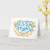 Super Mama Kaart (Gele Bloem)