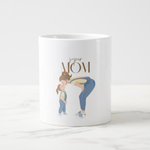 super mama koffiemok grote koffiekop