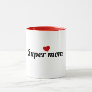 Super mama koffiemok Koffiekop cadeau voor mam Mok