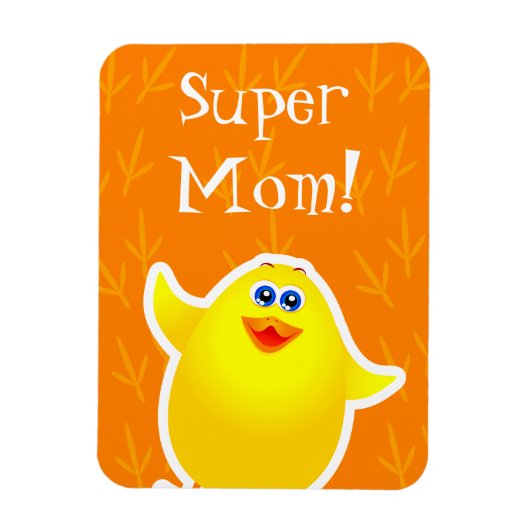 Super mama. magneet (Verticaal)