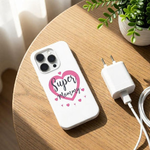 Super Mama Persoonlijk Beste Moeder Cadeau iPhone  15 Pro Case
