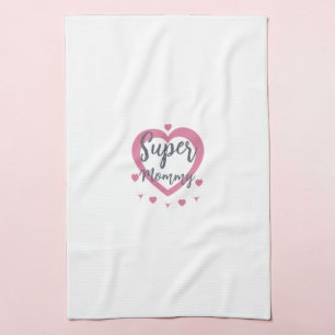 Super Mama Persoonlijk Het Beste Moeder Cadeau Keu Theedoek