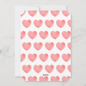 Super mama tekst in roze hart, Moederdag ontwerp Feestdagenkaart (Achterkant)