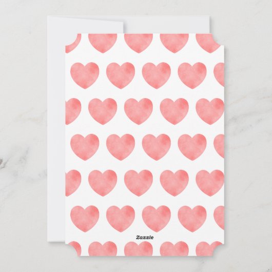 Super mama tekst in roze hart, Moederdag ontwerp Feestdagenkaart (Achterkant)