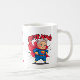 Super Mamie 2 Liefdesboodschap voor moeders Koffiemok