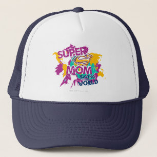 Super Mamma die de Wereld bewaren Trucker Pet