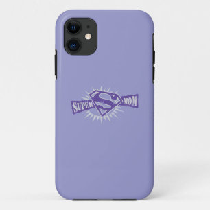 Super Mamma Paarse Starburst Case-Mate iPhone Case
