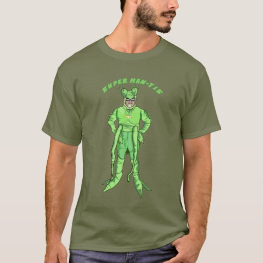 Super Man-tis T-shirt (Voorkant)