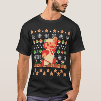 Super Mario Mario Huid Kerstmis grappig T-shirt