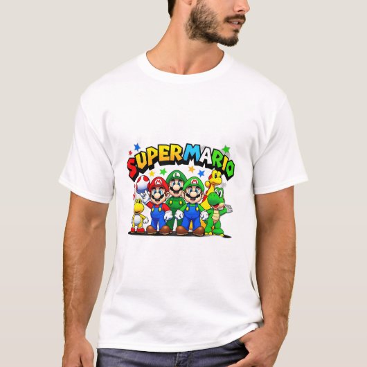Super Mario Shirten – Koele T - shirts voor kinder (Voorkant)