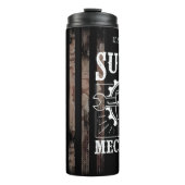 Super Mechanic Camouflage Amerikaanse vlag Thermosbeker (Voorkant)