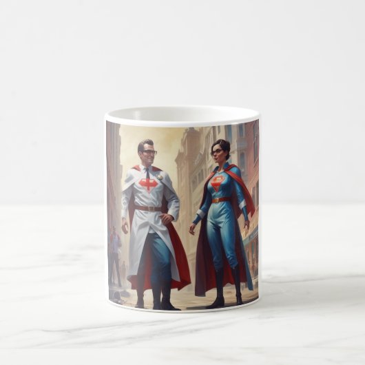 Super Medics: Sip als een held Koffiemok (Center)
