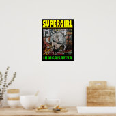 SUPER MEISJE INDICA SATIVA POSTER (Keuken)
