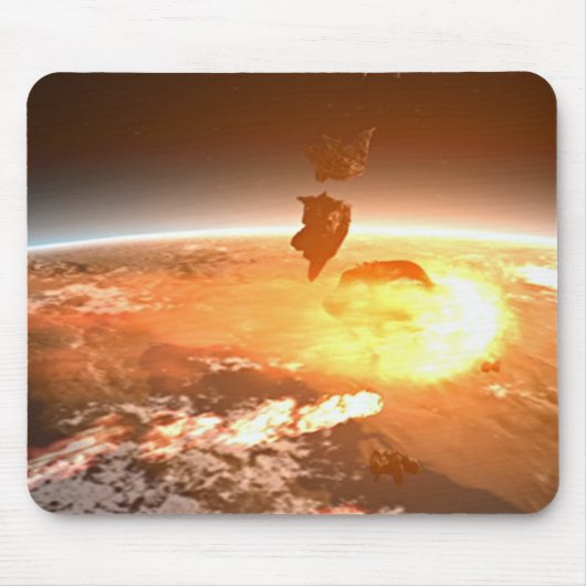 Super Meteor Mouse Mat Muismat (Voorkant)