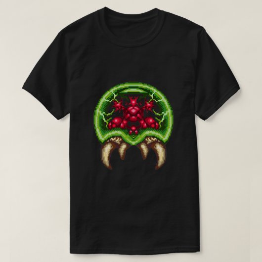 Super Metroid - Giant Metroid Essential T-shirt (Design voorkant)