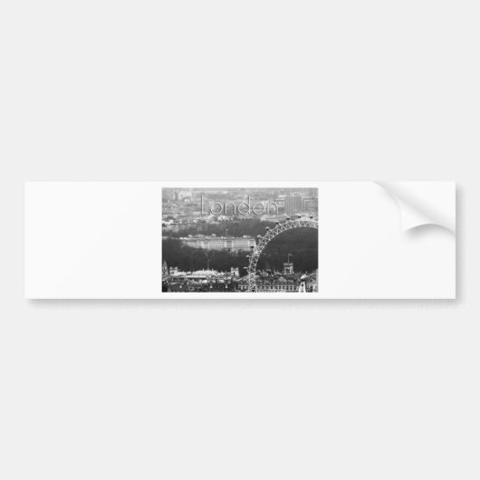 Super. Millennium Wheel London Bumpersticker (Voorkant)