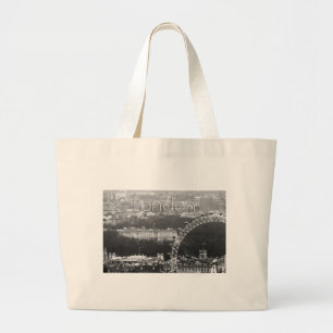 Super. Millennium Wheel London Grote Tote Bag