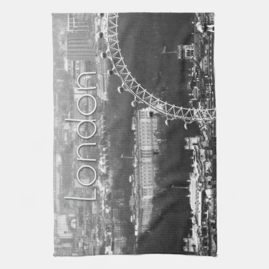 Super. Millennium Wheel" Theedoek (Verticaal)