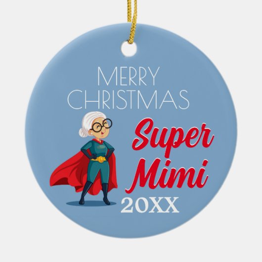Super Mimi Fun Gift Kerstmis Ornament (Voorkant)