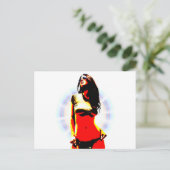 SUPER MODEL. BRIEFKAART (Staand voorkant)