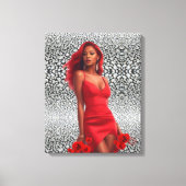 Super Model Canvasprint Canvas Afdruk (Voorkant)