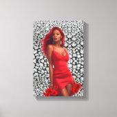 Super Model Canvasprint Canvas Afdruk (Voorkant)