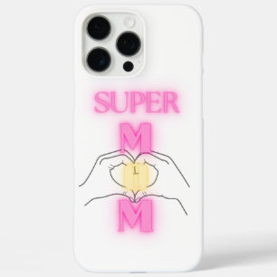 Super moeder beste cadeau voor mummie iPhone 16 pro max hoesje