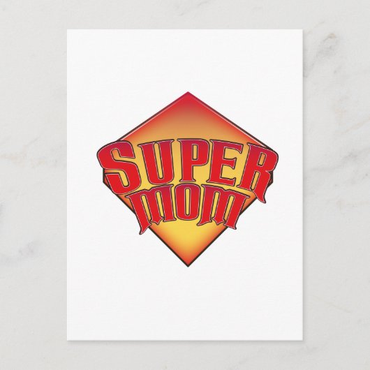 Super Moeder Briefkaart (Voorkant)