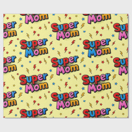 Super Moeder Cadeaupapier