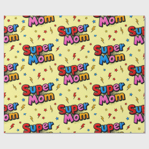 Super Moeder Cadeaupapier