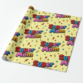 Super Moeder Cadeaupapier