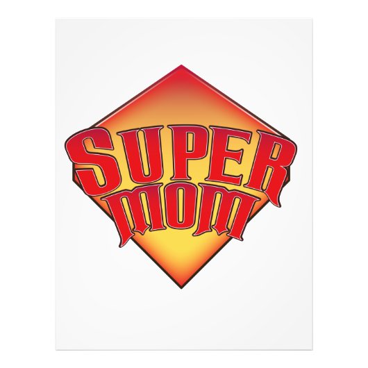 Super Moeder Foto Afdruk (Voorkant)