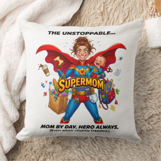 Super Moeder Grappige Moederdag Kussen