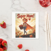 Super Moeder Illustratie Servet (Insitu)