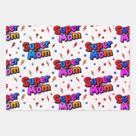 Super Moeder Inpakpapier Vel