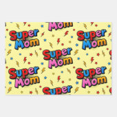 Super Moeder Inpakpapier Vel (Voorkant)