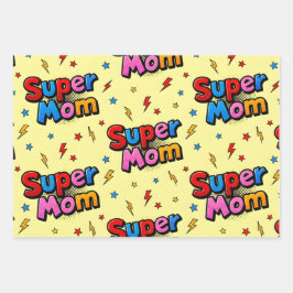 Super Moeder Inpakpapier Vel