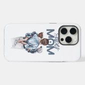 super moeder iPhone hoesje (Achterkant horizontaal)