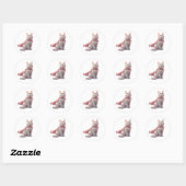 Super Moeder Kat Held Sticker – Cute Roze Cadeau (Vel)