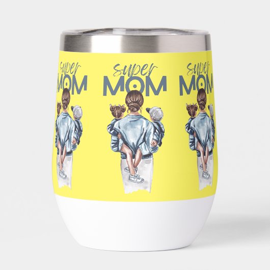 Super Moeder Koffie mok (Achterkant)