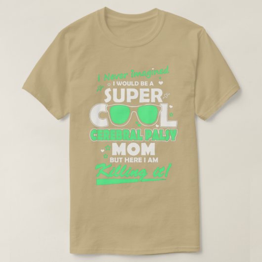 super moeder komt nooit RaisesABarista 2 T-shirt (Design voorkant)