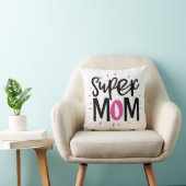 Super Moeder Kussensloop – Knuffel Moeder Cadeau Kussen (Stoel)