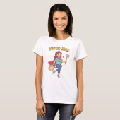 Super Moeder Met Cape Funny Moederdag T-shirt (Voorkant volledig)